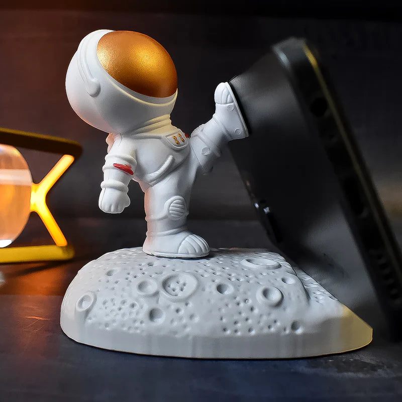 Unique Astronaut Mobile Stand for Smartphones for Desk and Office Décor
