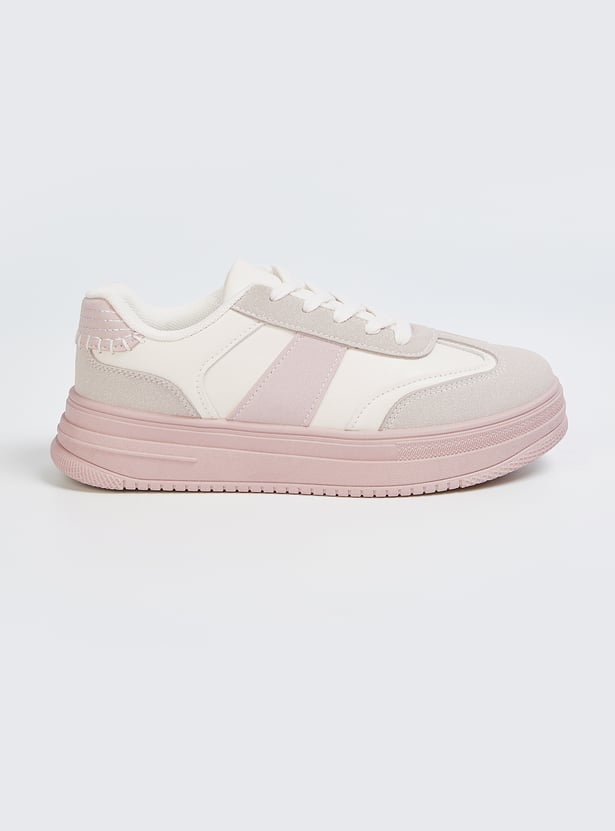 High Performance Women Colorblock Shoes with Shock Absorbing Sole and Lightweight Build