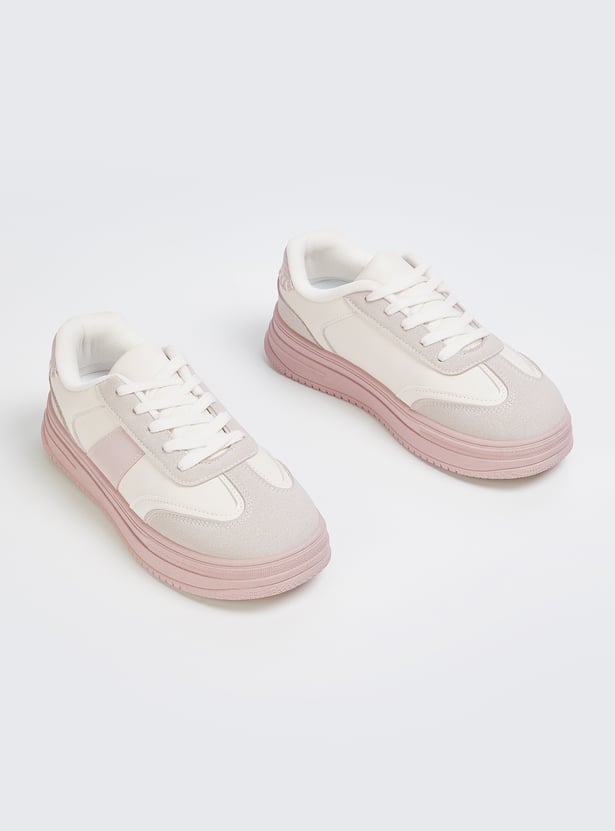 High Performance Women Colorblock Shoes with Shock Absorbing Sole and Lightweight Build