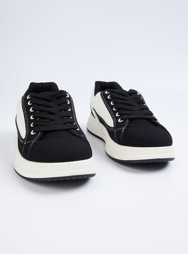 Men’s Modern Colourblocked Sneakers with Lightweight Comfort and Breathable Design