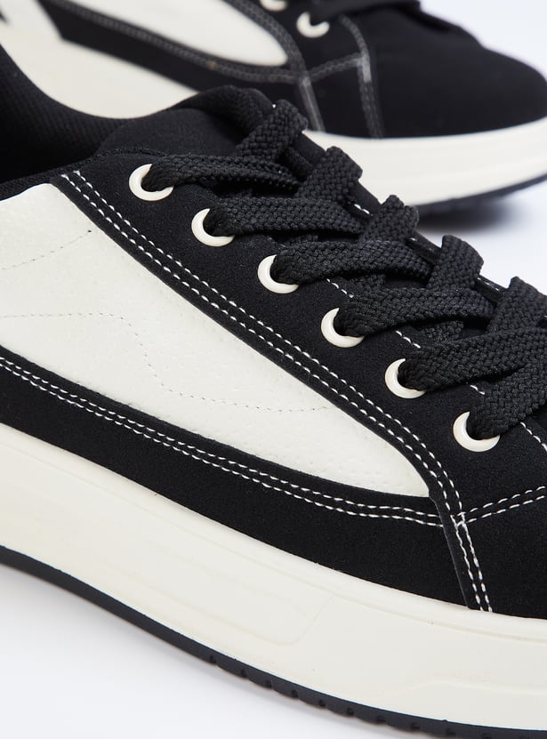 Men’s Modern Colourblocked Sneakers with Lightweight Comfort and Breathable Design
