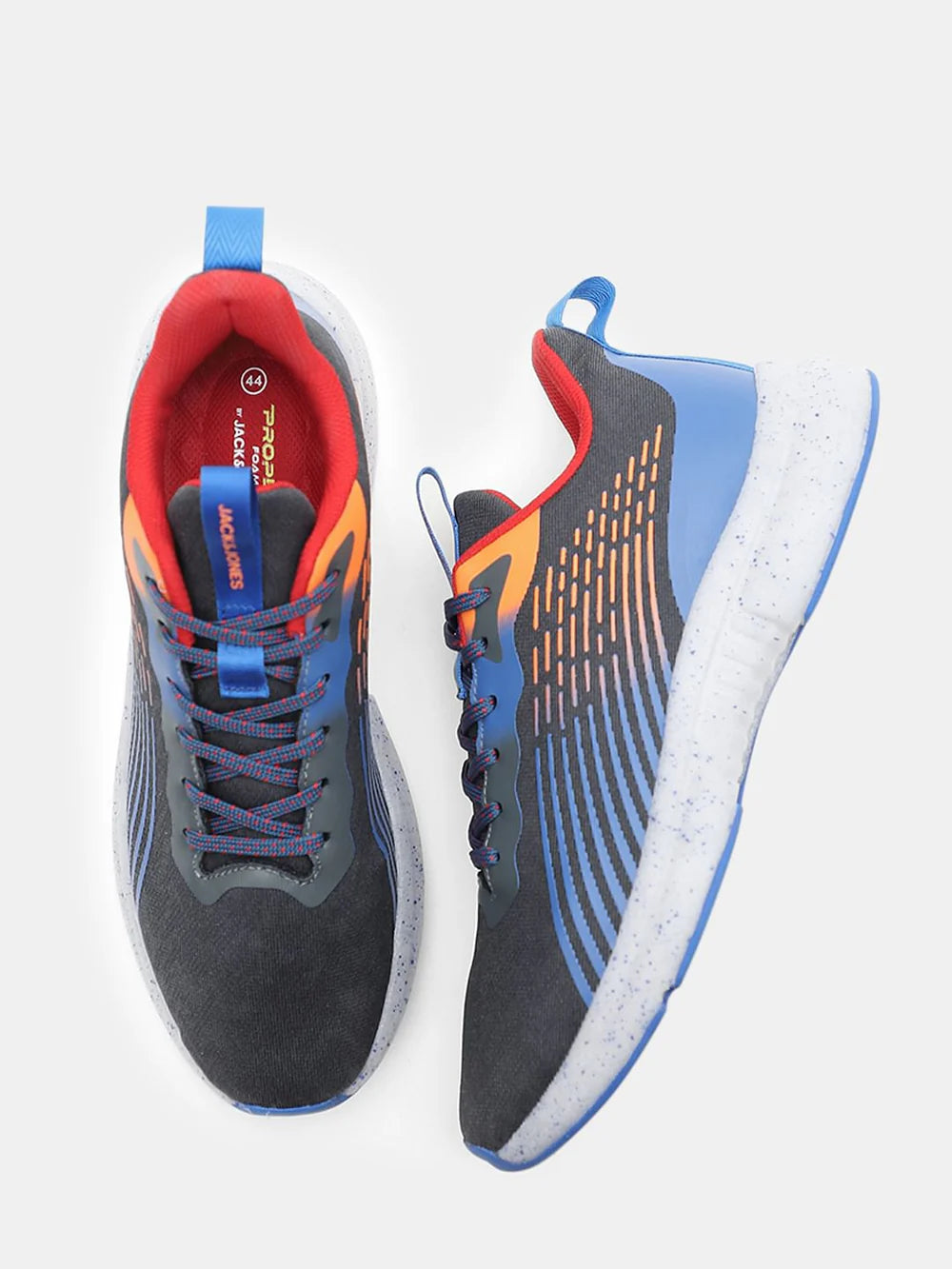 Trendy Black Lace Up Mesh Running Shoes with Modern Design for Everyday Wear