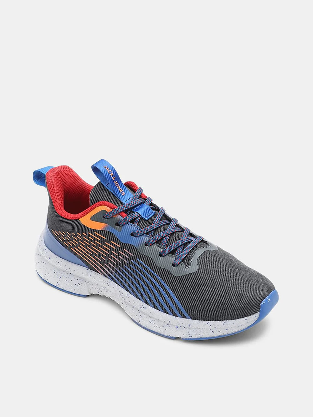 Trendy Black Lace Up Mesh Running Shoes with Modern Design for Everyday Wear
