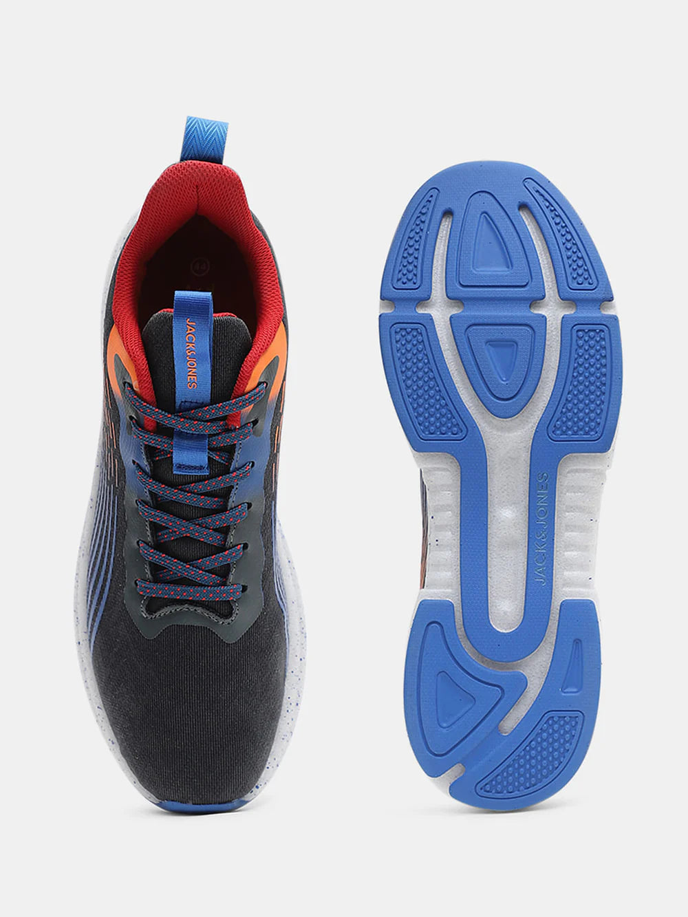 Trendy Black Lace Up Mesh Running Shoes with Modern Design for Everyday Wear