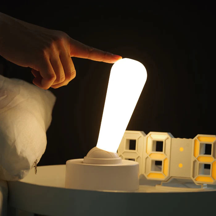 Gaming Room LED Lamp Shaped Like Retro Joystick with Silicon Lever and Wall Mount
