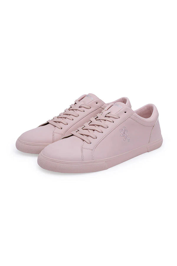 Trendy Women Baby Pink Sneakers with Slip Resistant Sole and Flexible Comfort