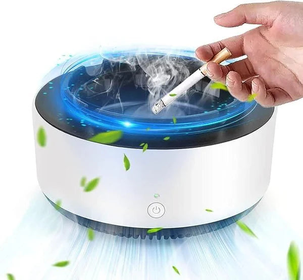 Innovative Smokeless Ashtray with Air Purifier for Cigarettes in Home and Office