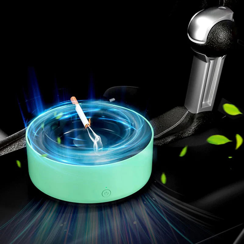 Innovative Smokeless Ashtray with Air Purifier for Cigarettes in Home and Office