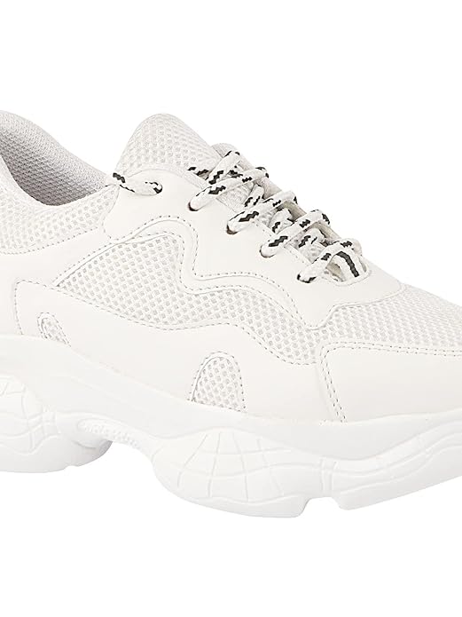 Durable Women Sneaker Shoes with Flexible Outsole and Modern Stylish Design