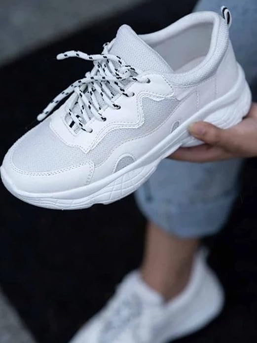 Durable Women Sneaker Shoes with Flexible Outsole and Modern Stylish Design