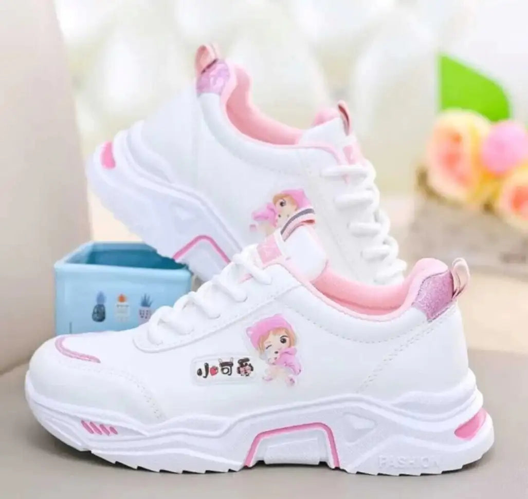 Lightweight White Women Sneakers with Ergonomic Fit and All Day Comfort