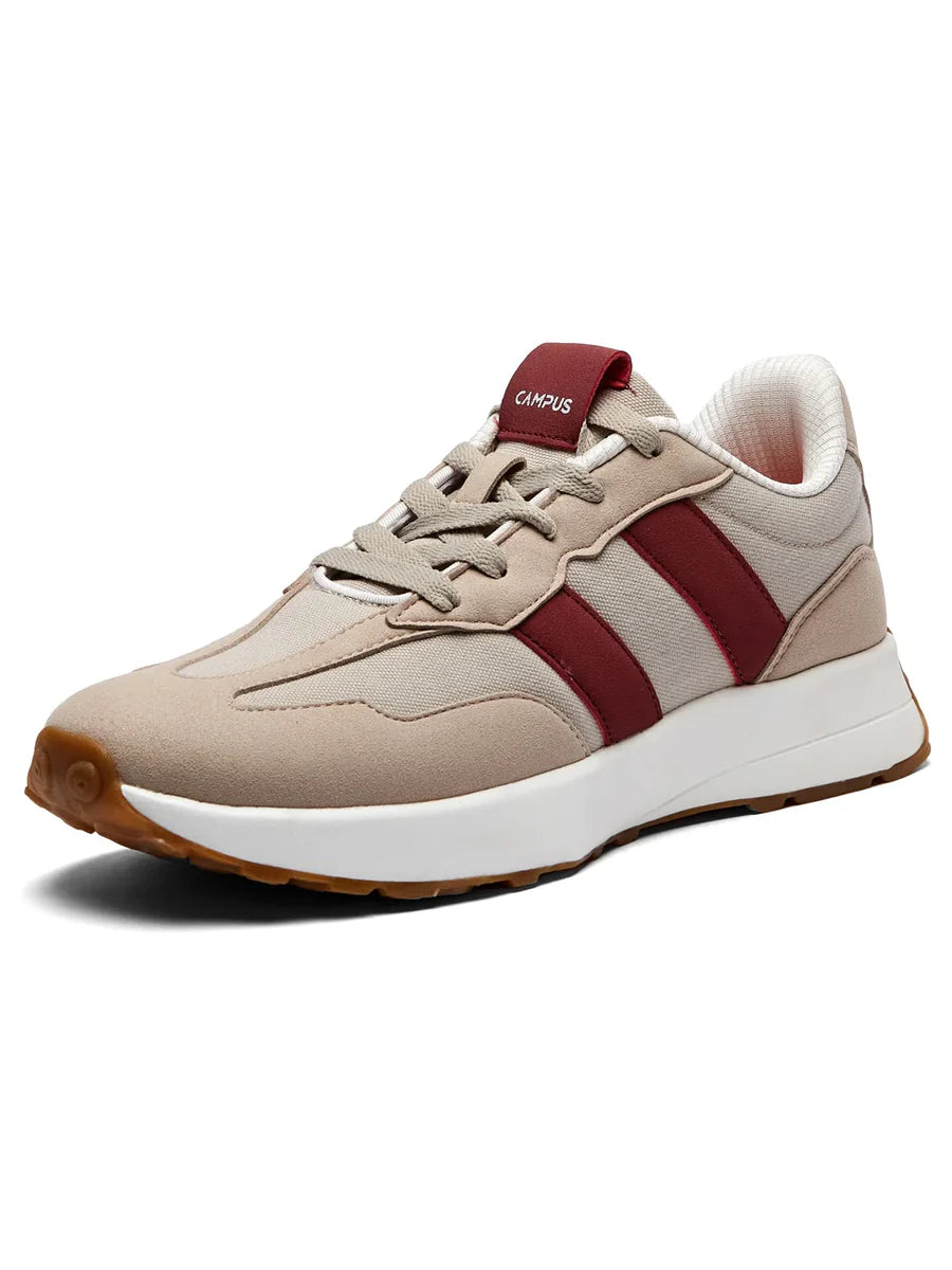 Fashionable Men’s Beige Sneakers for Work, Travel, and Weekend Wear