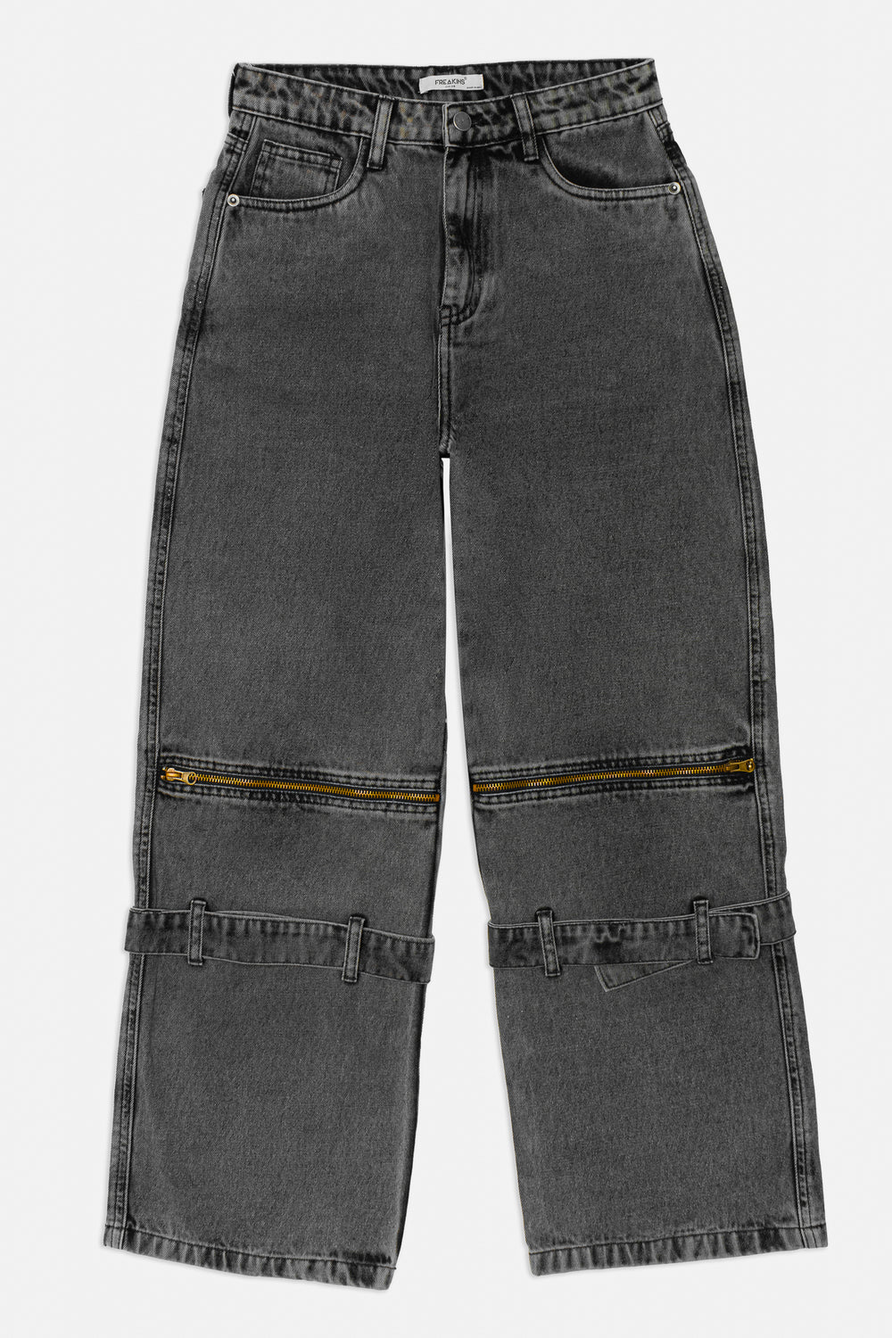 Versatile Fawn Denim Flared Korean Pants for Women