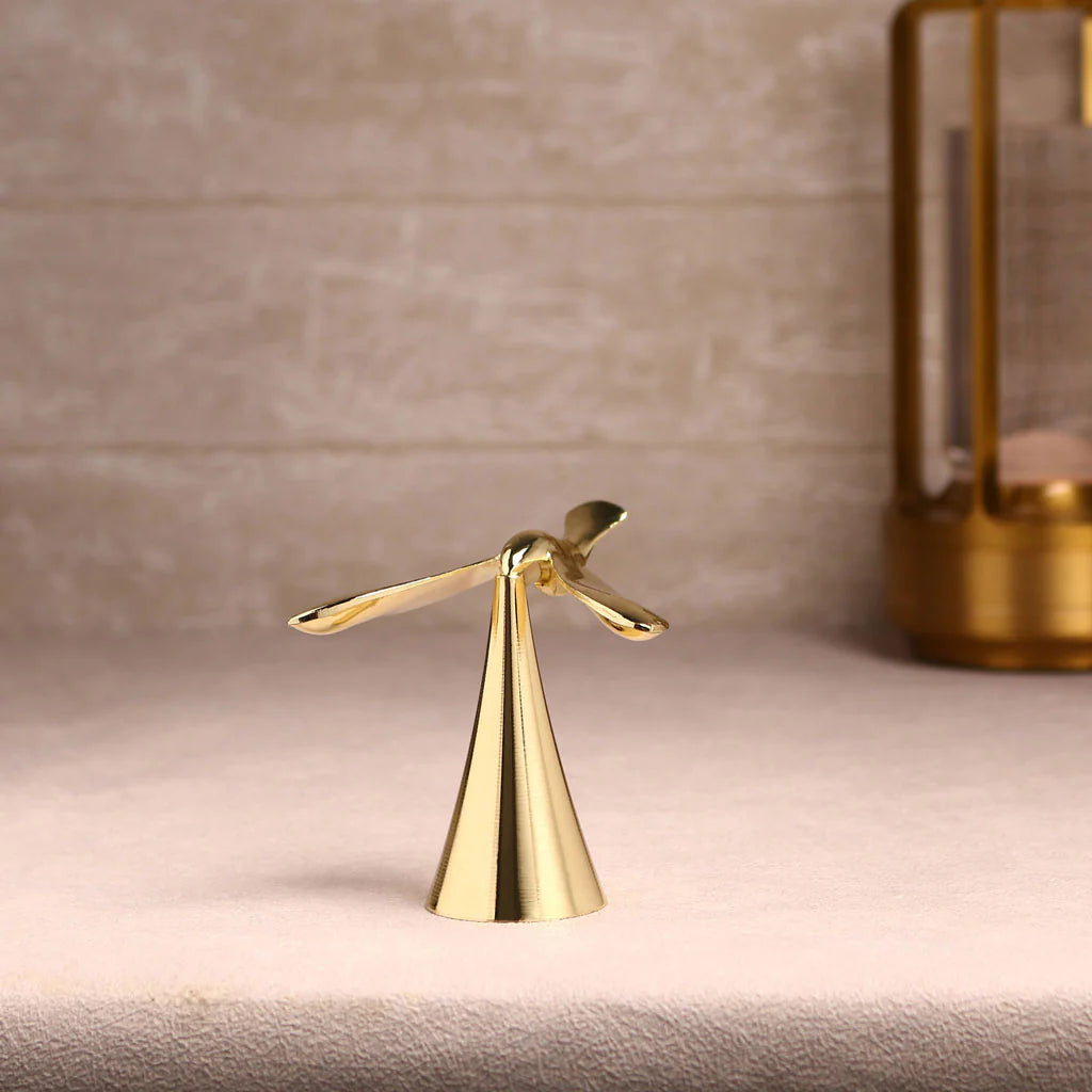 Metallic Desk Balancing Bird Executive Desktop Ornament Kinetic Toy Stress Reliever