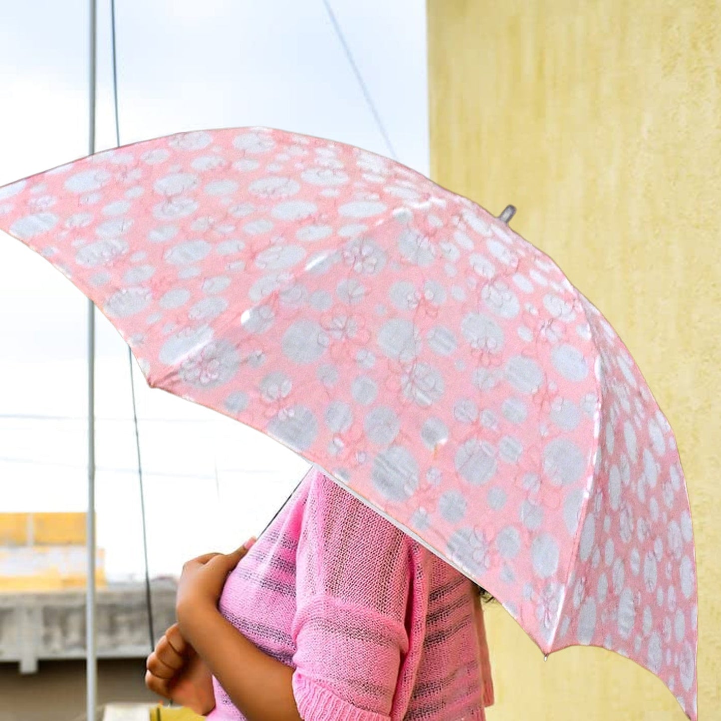 3-foldumbrella Summer Sun Foldable Cute Umbrella Uv Protection Sun Umbrella Travel Accessories Umbrella For Children Girls And Boys (1 Pc)