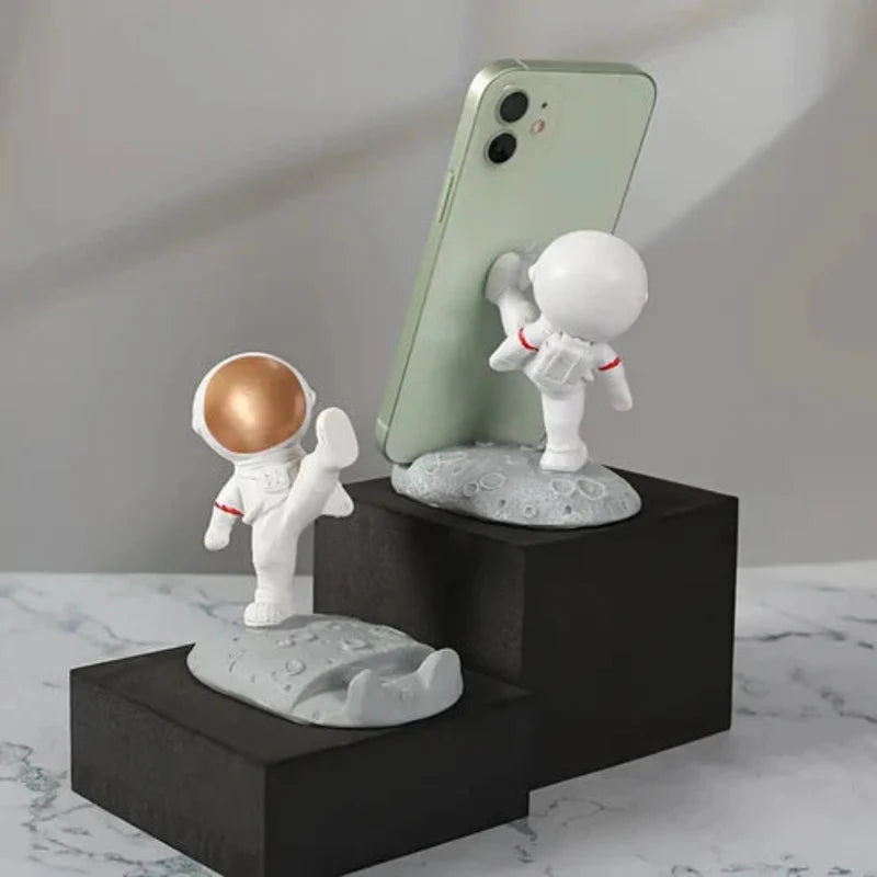 Unique Astronaut Mobile Stand for Smartphones for Desk and Office Décor