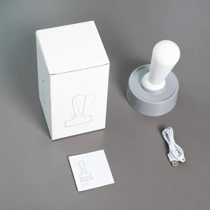 Gaming Room LED Lamp Shaped Like Retro Joystick with Silicon Lever and Wall Mount