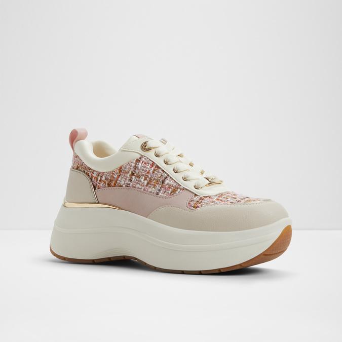 Elegant Women’s Pink Wedge Sneakers for Casual and Party Wear