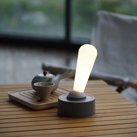 Gaming Room LED Lamp Shaped Like Retro Joystick with Silicon Lever and Wall Mount