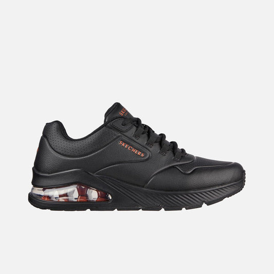 Skechers Men’s Perforated Lace-Up Sports Shoes Comfortable Lightweight Casual Sneakers for Walking Running and Training