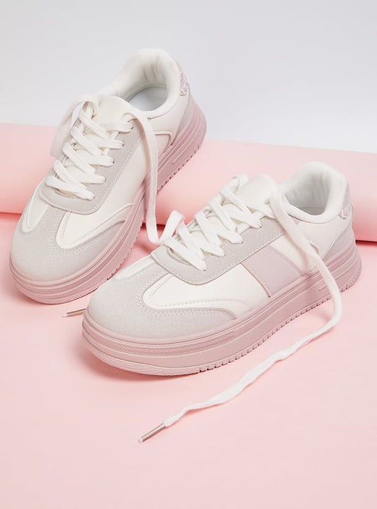 High Performance Women Colorblock Shoes with Shock Absorbing Sole and Lightweight Build