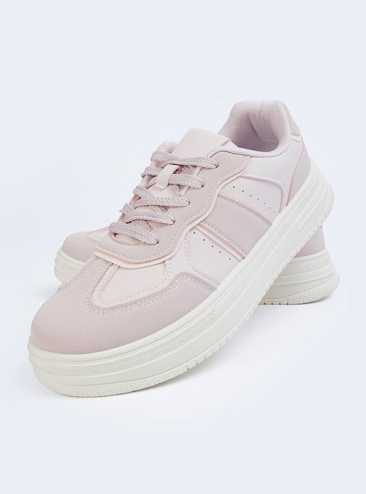 Streetwear Style Women’s Colorblock Sneakers in Multi-Color