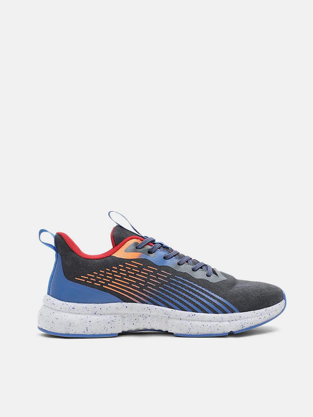 Trendy Black Lace Up Mesh Running Shoes with Modern Design for Everyday Wear