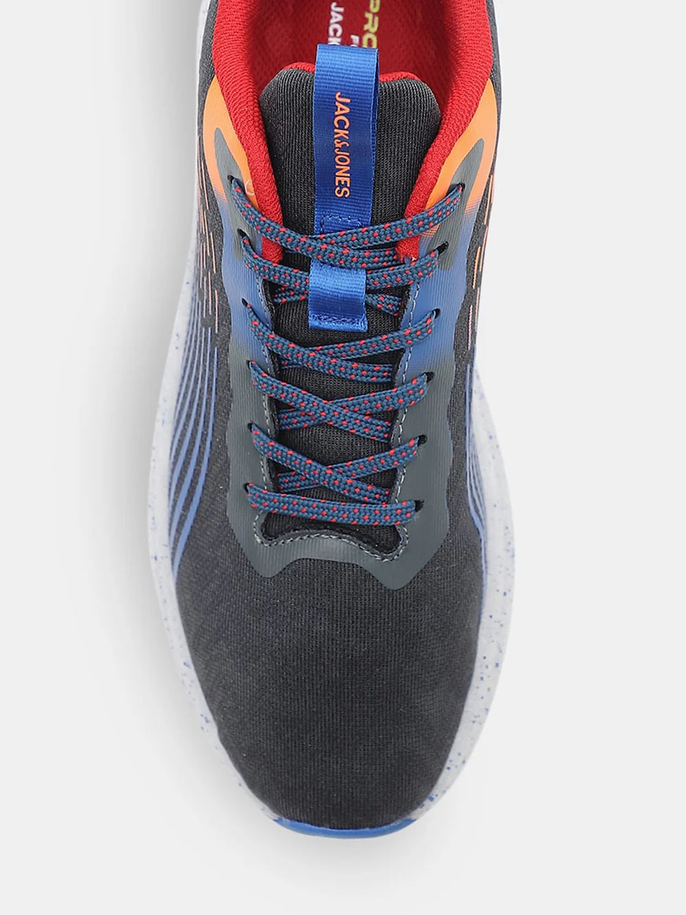 Trendy Black Lace Up Mesh Running Shoes with Modern Design for Everyday Wear