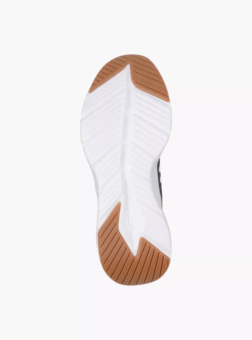 Fashionable Skechers Men Lace Up Athletic Shoes with Breathable Fabric and Supportive Fit