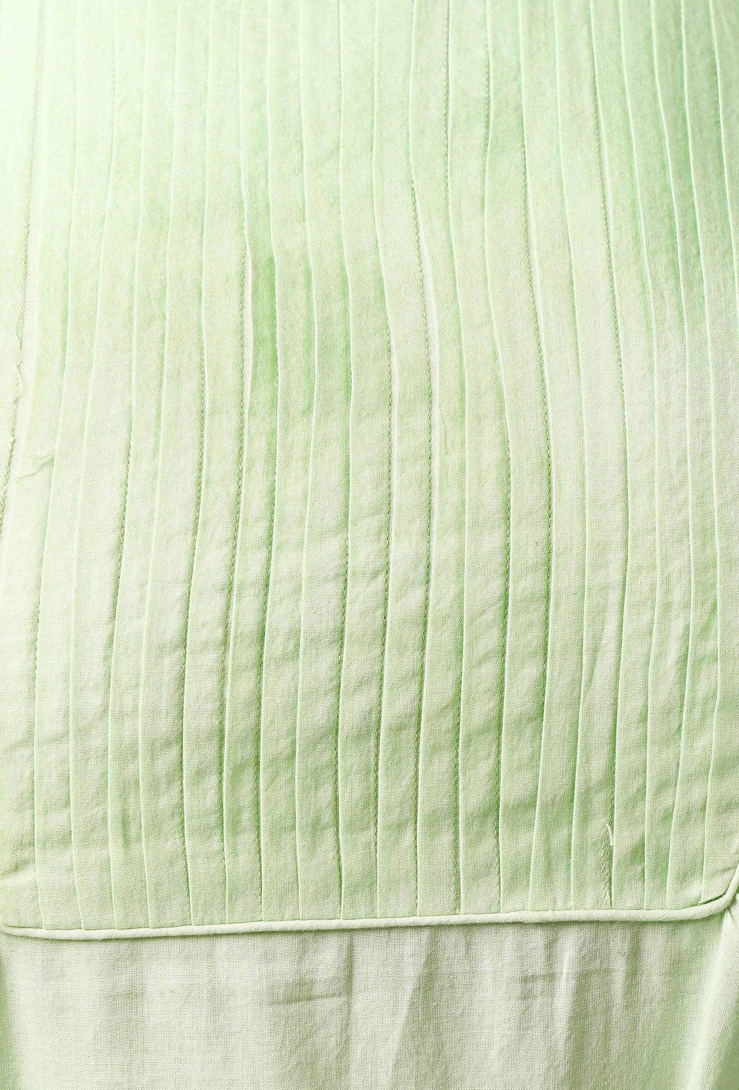 Trendy Light Green Cotton Kurta for Women in Comfortable Easy-Going Style