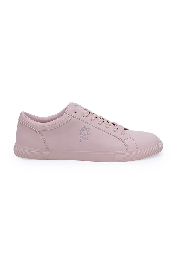 Trendy Women Baby Pink Sneakers with Slip Resistant Sole and Flexible Comfort