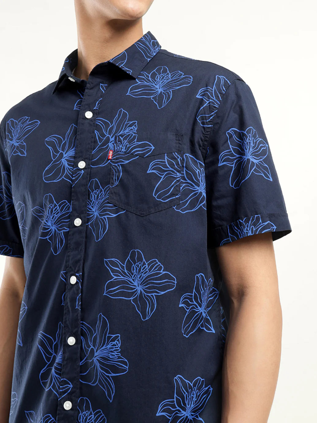 Men’s Slim Fit Printed Shirt with Soft Fabric, Tailored Fit, and Contemporary Design