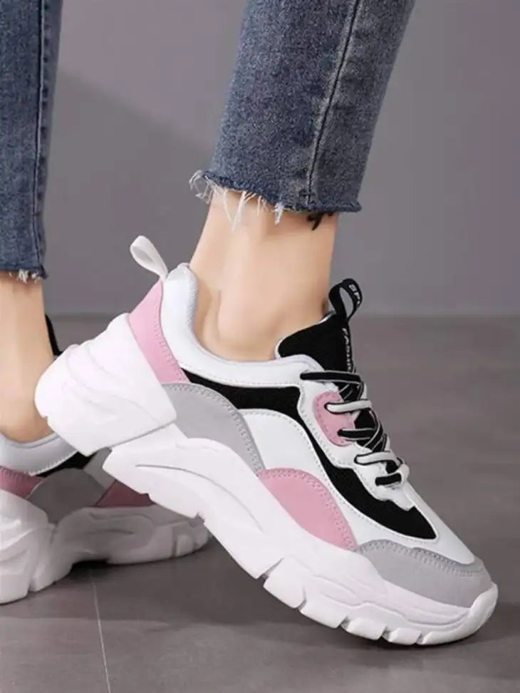 Everyday White Sneakers for Women Comfortable Breathable and Stylish Walking Shoes