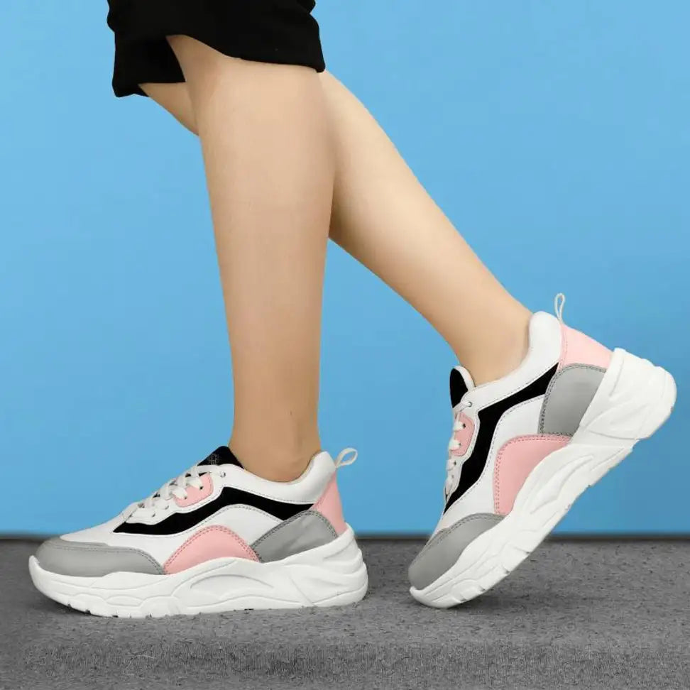 Everyday White Sneakers for Women Comfortable Breathable and Stylish Walking Shoes