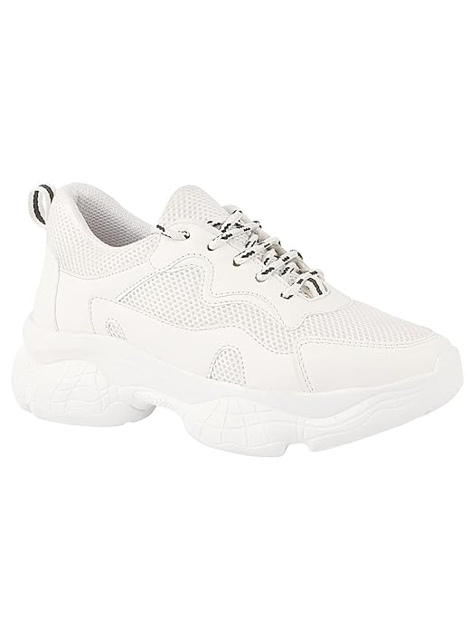 Durable Women Sneaker Shoes with Flexible Outsole and Modern Stylish Design