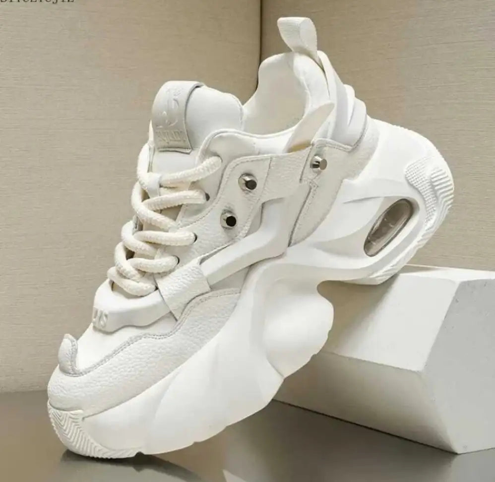 Classic Chunky Sneakers for Men with Durable Rubber Outsole and Long Lasting Comfort