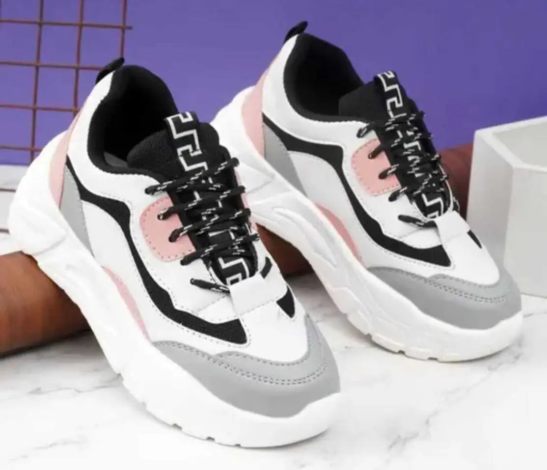 Everyday White Sneakers for Women Comfortable Breathable and Stylish Walking Shoes