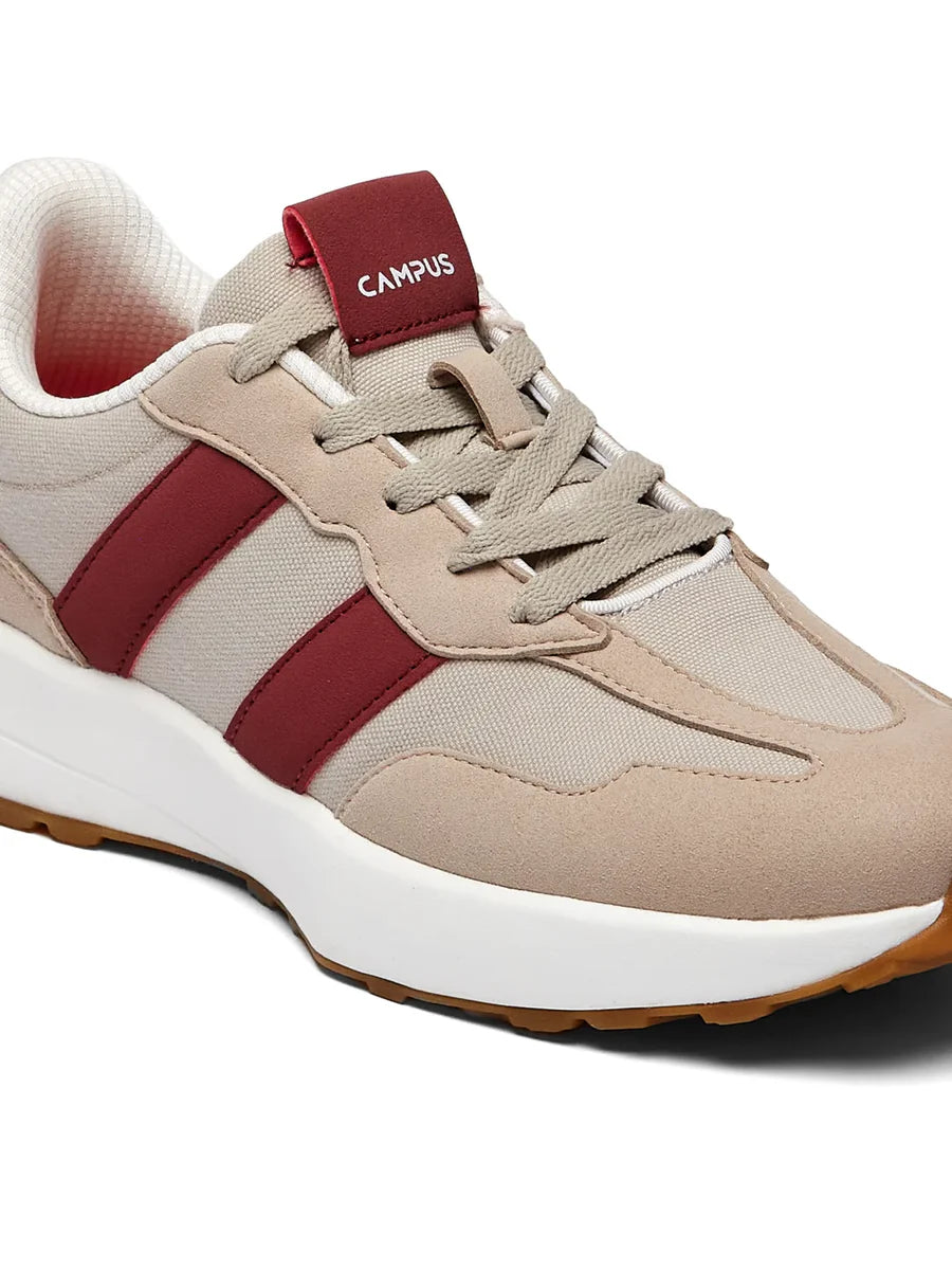 Fashionable Men’s Beige Sneakers for Work, Travel, and Weekend Wear