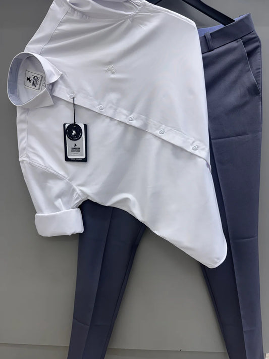 Men's Stylish Partywear Shirt with Classic Formal Pant for Evening Events