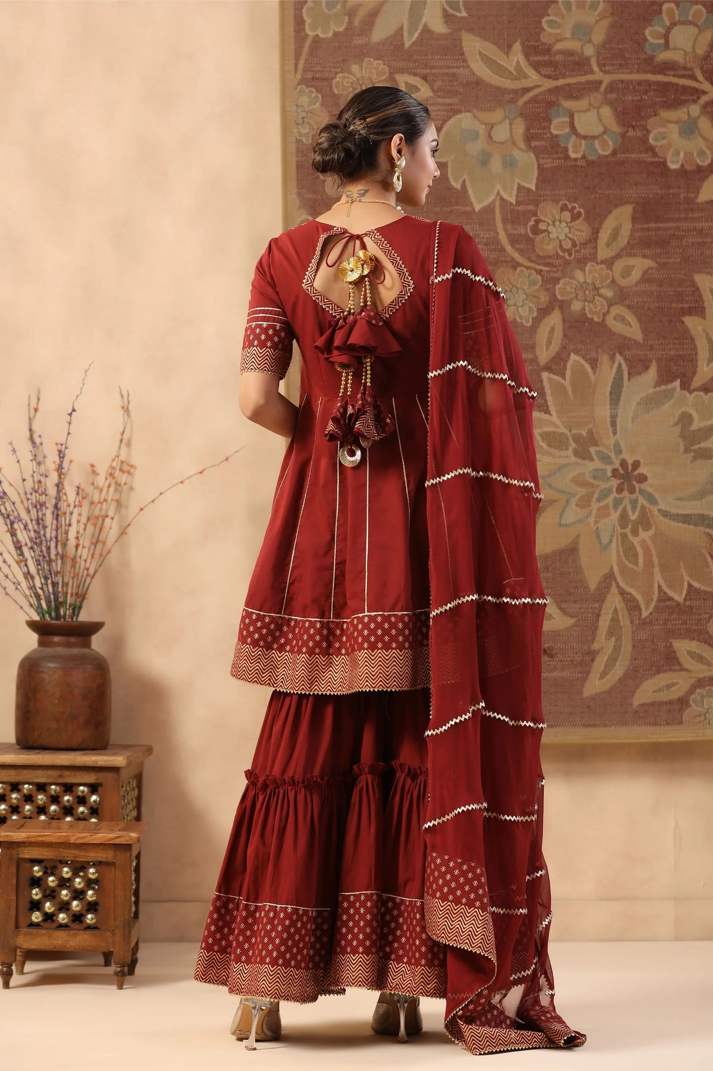 Radhika Kalidaar Sharara Set with Stylish Embroidery for Ethnic Occasions