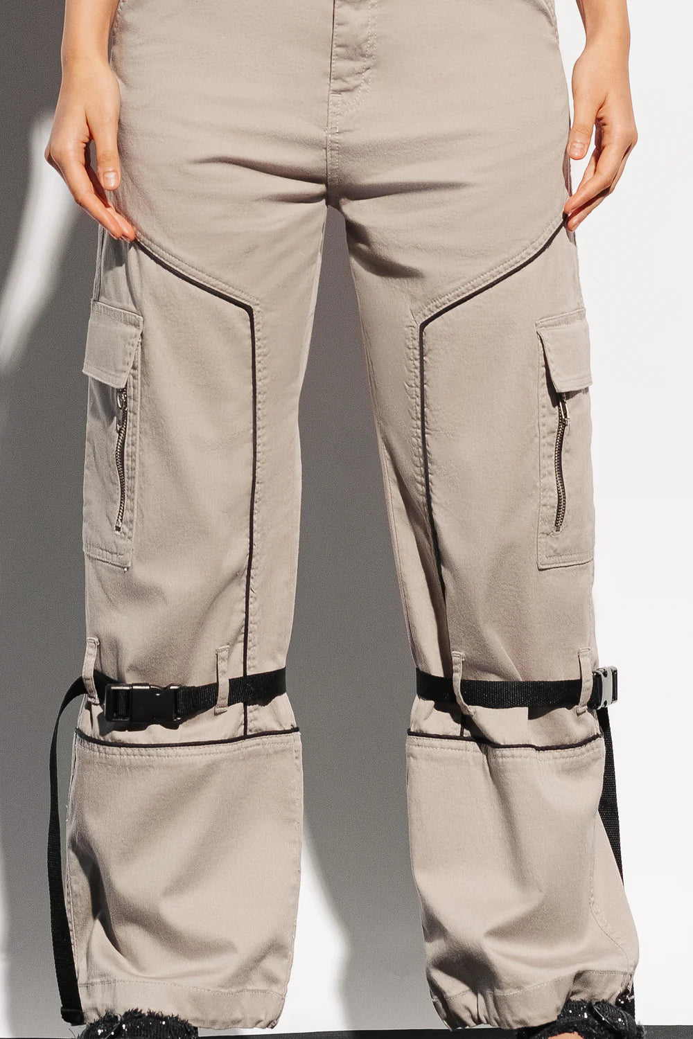 Durable Denim Harbor Straight Cargo Jeans for Women Everyday Comfort and Style