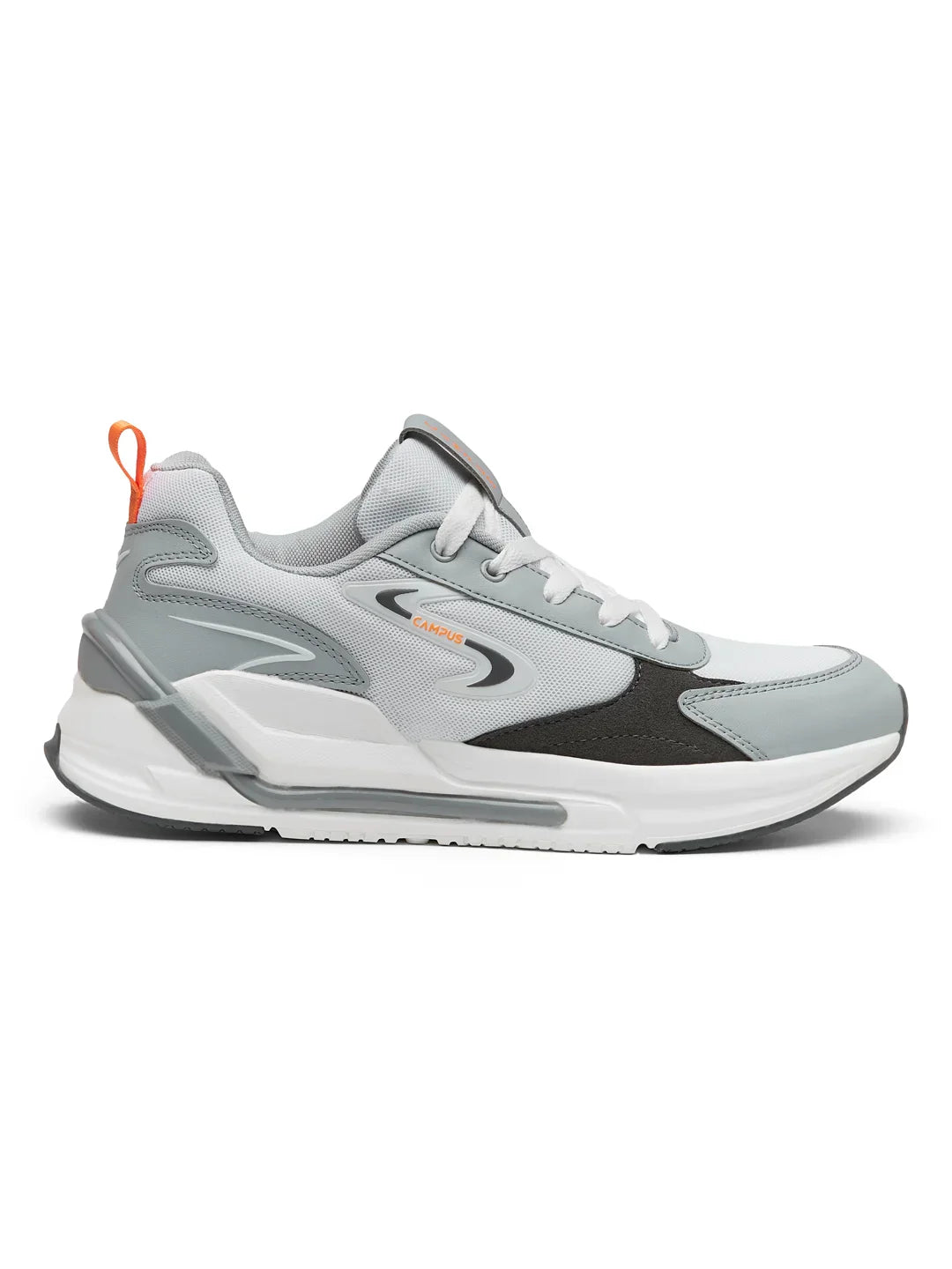 White Casual Sneakers for Men Durable Walking Running and Gym Fashion Shoes