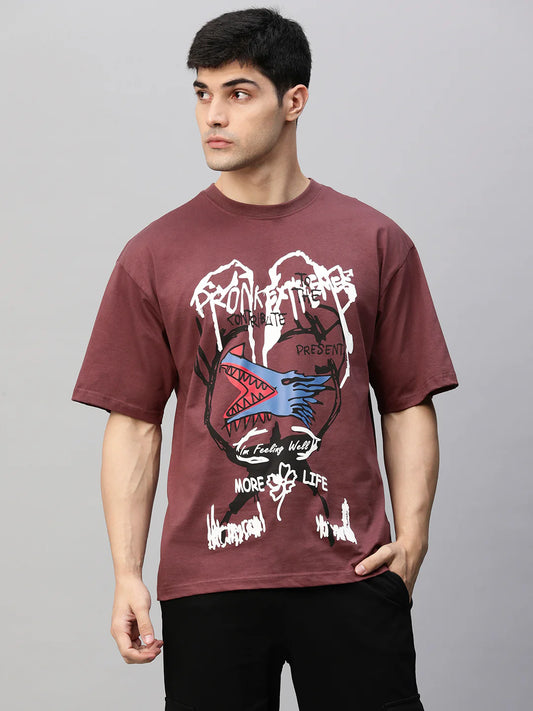 Lightweight Men’s Oversized T-Shirt with Bold Extreme Puff Design for Daily Outfits