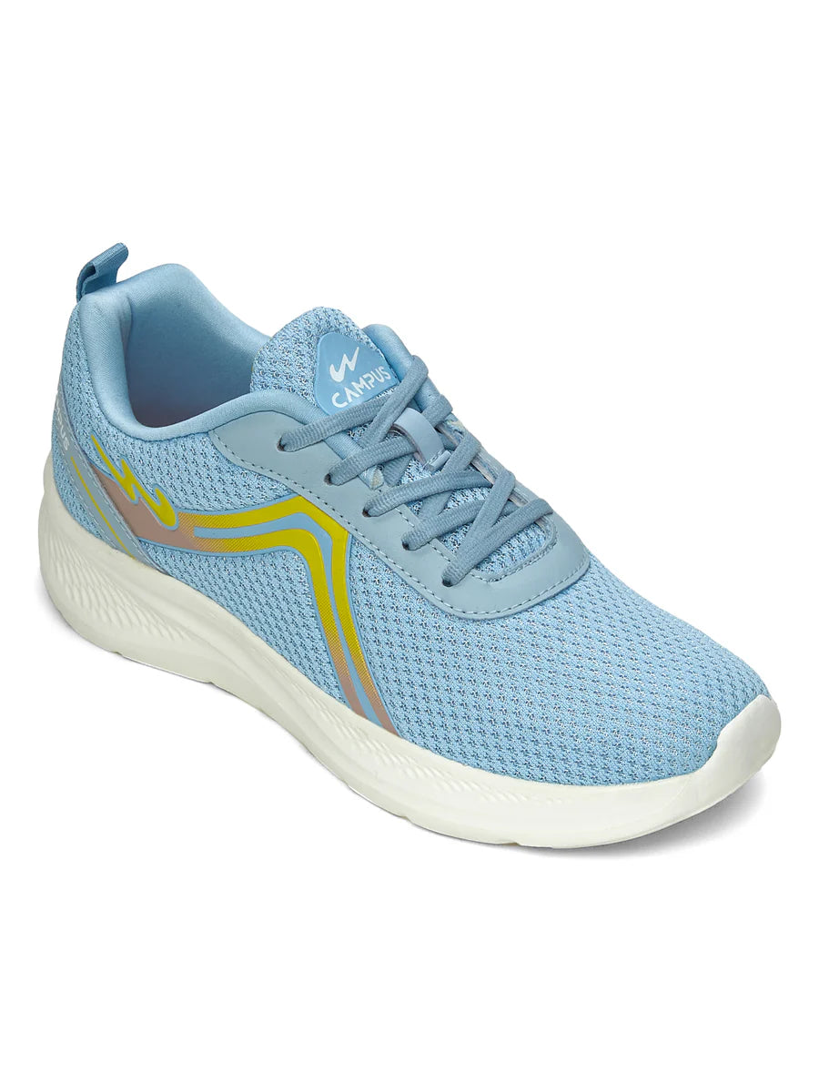 High-Performance Women’s Blue Running Shoes with Flexible Outsole