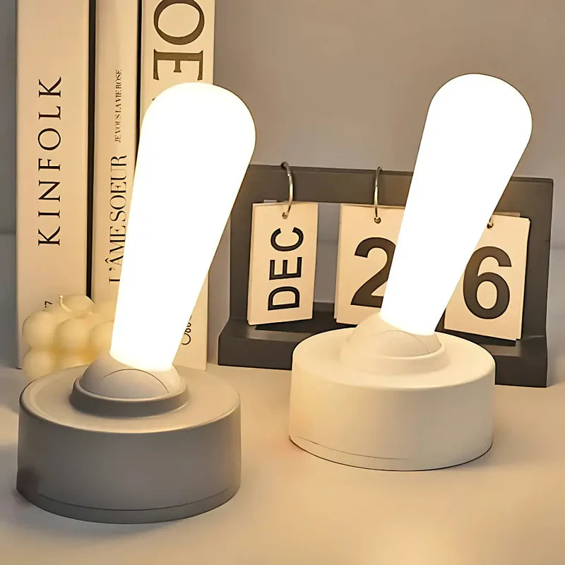 Gaming Room LED Lamp Shaped Like Retro Joystick with Silicon Lever and Wall Mount