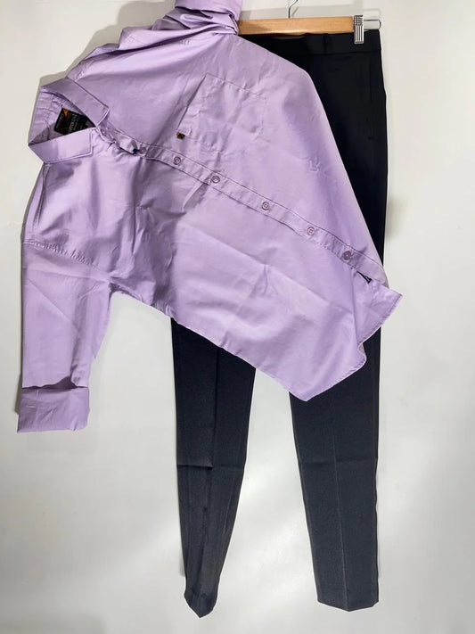 Lightweight Shirt and Pant Combo for Men with Comfortable Fit and Sleek Look