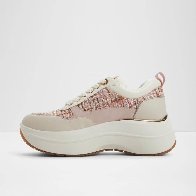 Elegant Women’s Pink Wedge Sneakers for Casual and Party Wear